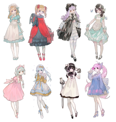 动漫服装设计 角色灵魂的时尚外衣